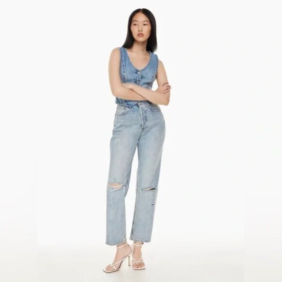 Aritzia Denim Forum The Joni High Rise Loose Jeans Size 29 - Picture 1 of 11